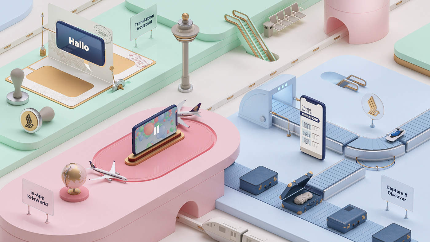 Singapore Airlines App x MOLI